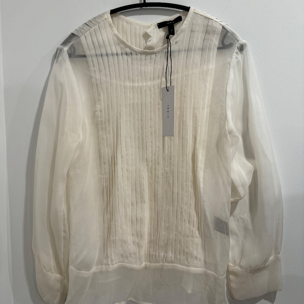 TROIS WHITE BLOUSE - Picture 6 of 6